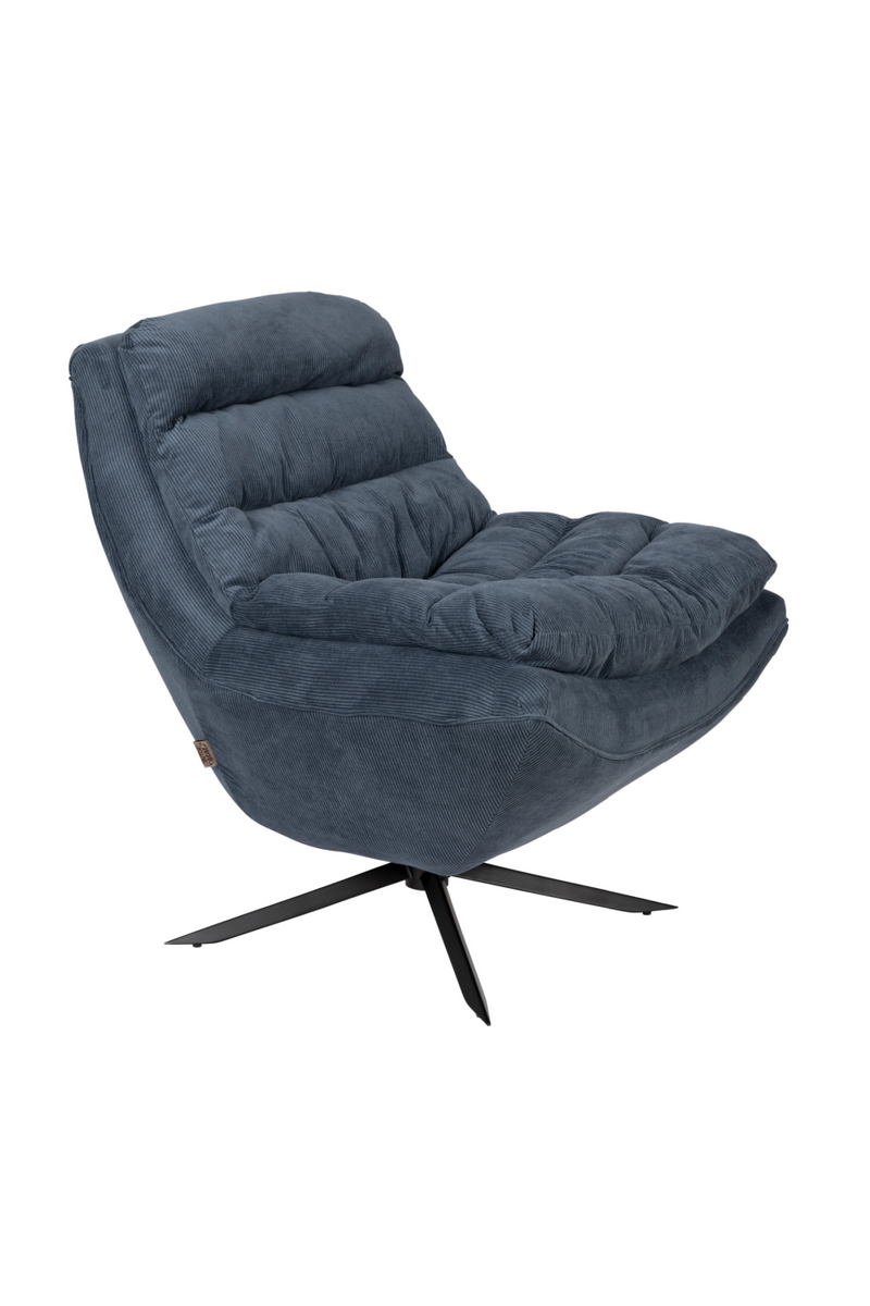 Upholstered Swivel Lounge Chair | Dutchbone Vince | Oroatrade.com