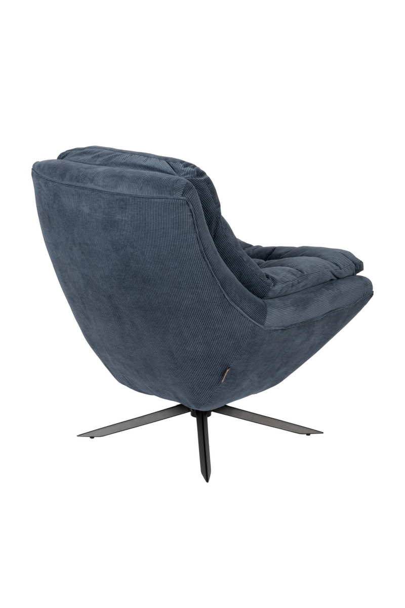 Upholstered Swivel Lounge Chair | Dutchbone Vince | Oroatrade.com