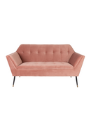 Pink Velvet 2-Seater Sofa | Dutchbone Kate | Oroatrade.com