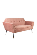 Pink Velvet 2-Seater Sofa | Dutchbone Kate | Oroatrade.com