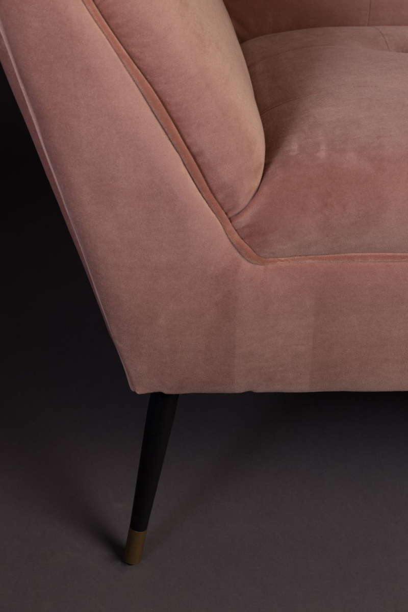 Pink Velvet 2-Seater Sofa | Dutchbone Kate | Oroatrade.com