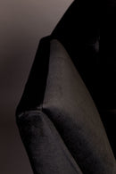 Black Velvet 2-Seater Sofa | Dutchbone Kate | Oroatrade.com