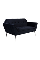 Deep Blue Velvet 2-Seater Sofa | Dutchbone Kate | Oroatrade.com