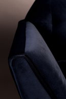 Deep Blue Velvet 2-Seater Sofa | Dutchbone Kate | Oroatrade.com