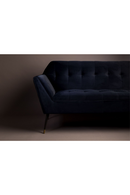 Deep Blue Velvet 2-Seater Sofa | Dutchbone Kate | Oroatrade.com