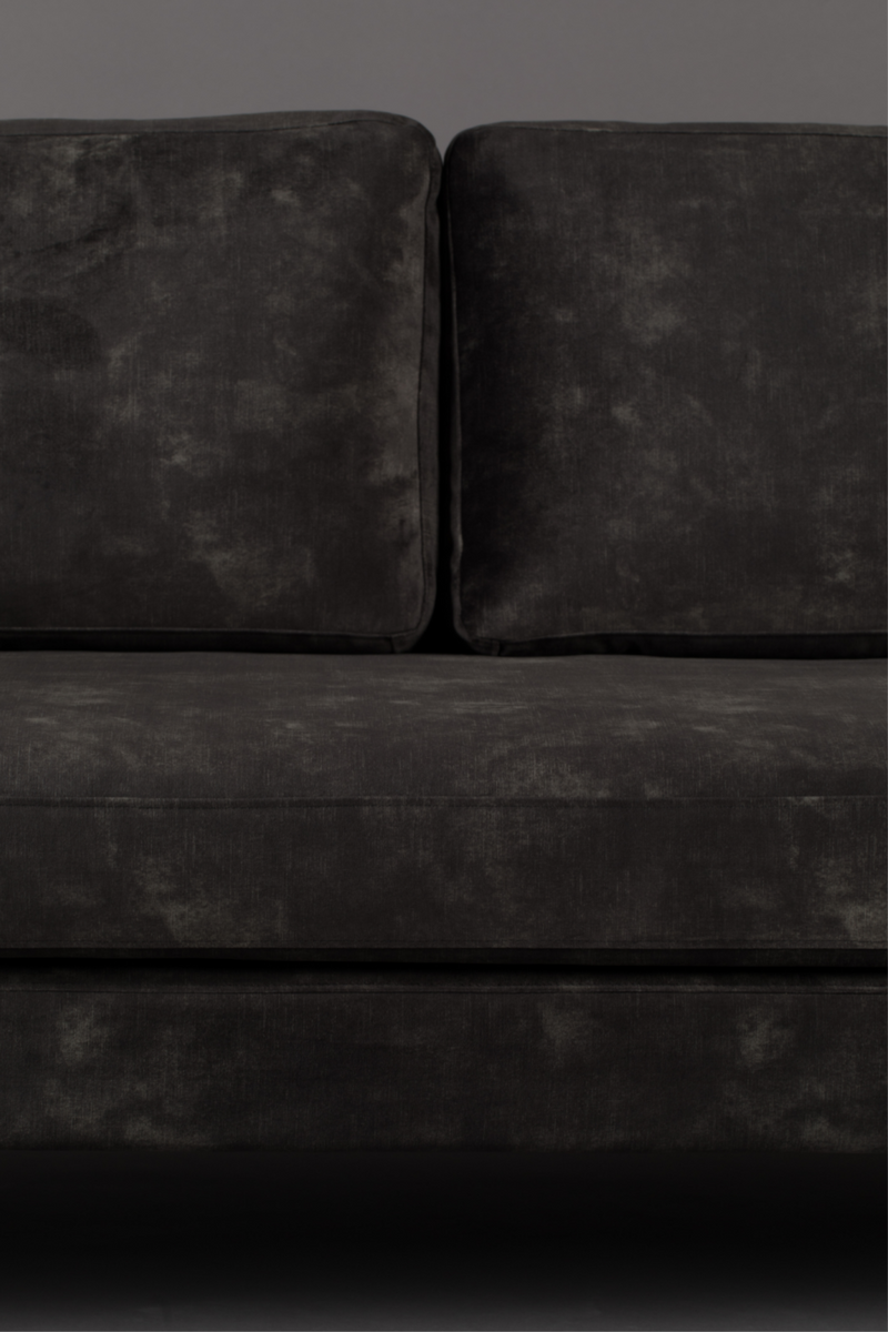 Dark Gray Upholstered 3-Seater Sofa | Dutchbone Houda | Oroatrade.com