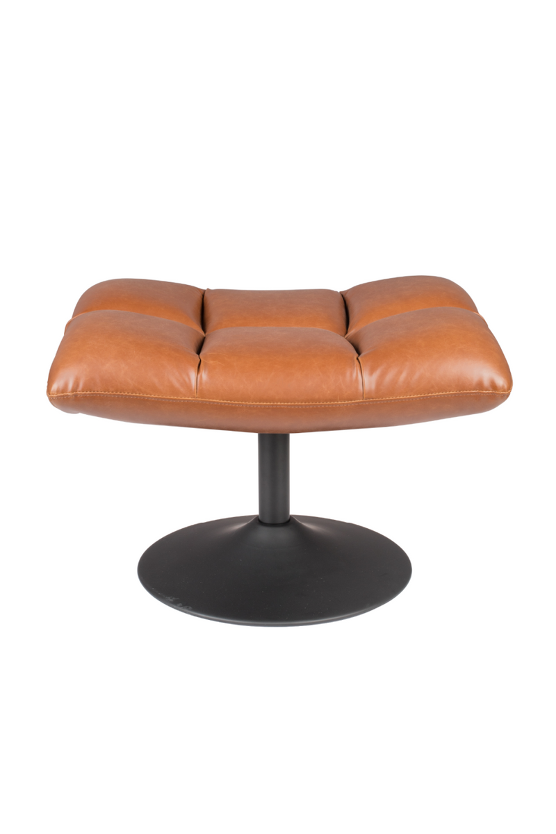 Brown Leather Ottoman | Dutchbone Bar | Oroatrade.com