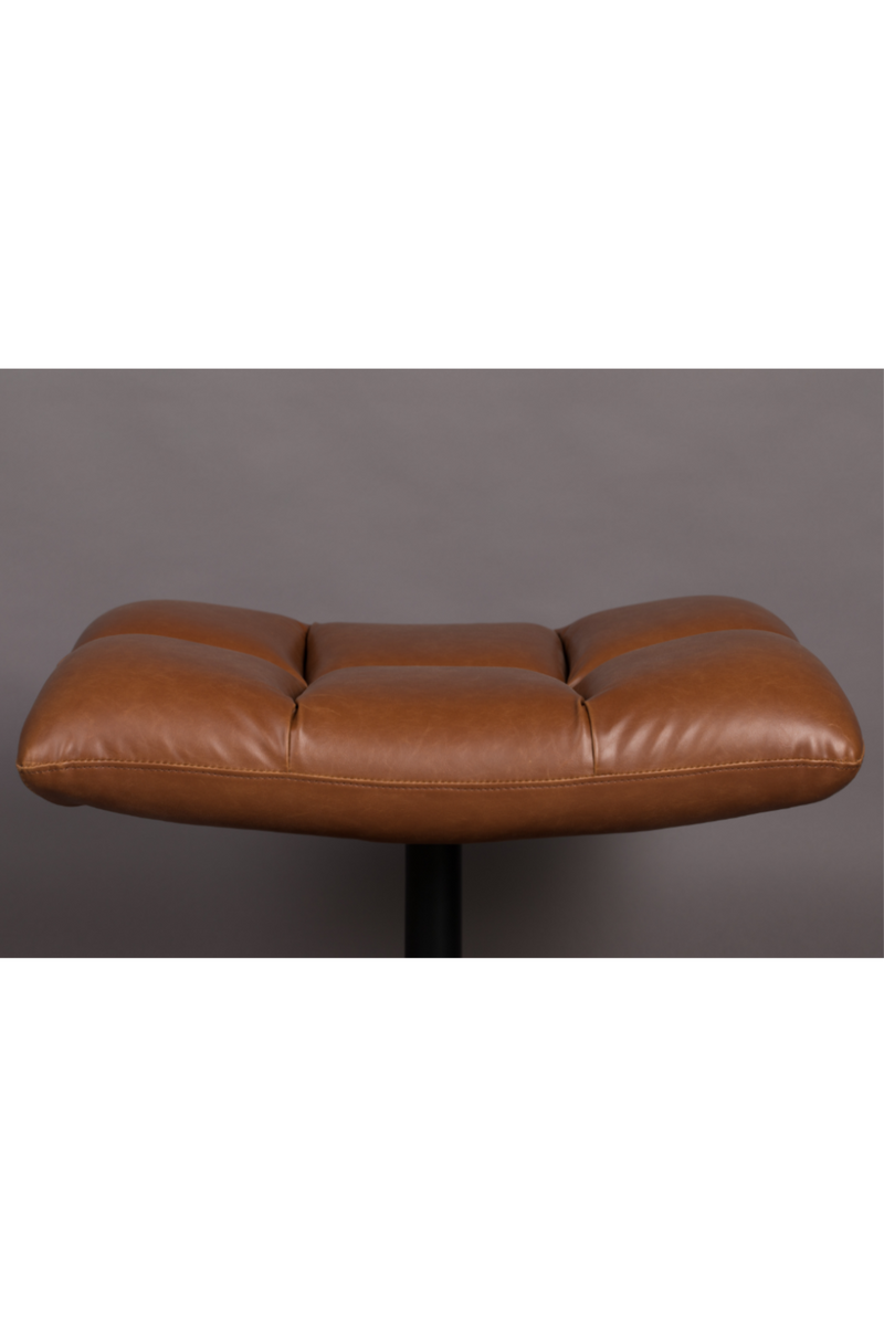 Brown Leather Ottoman | Dutchbone Bar | Oroatrade.com