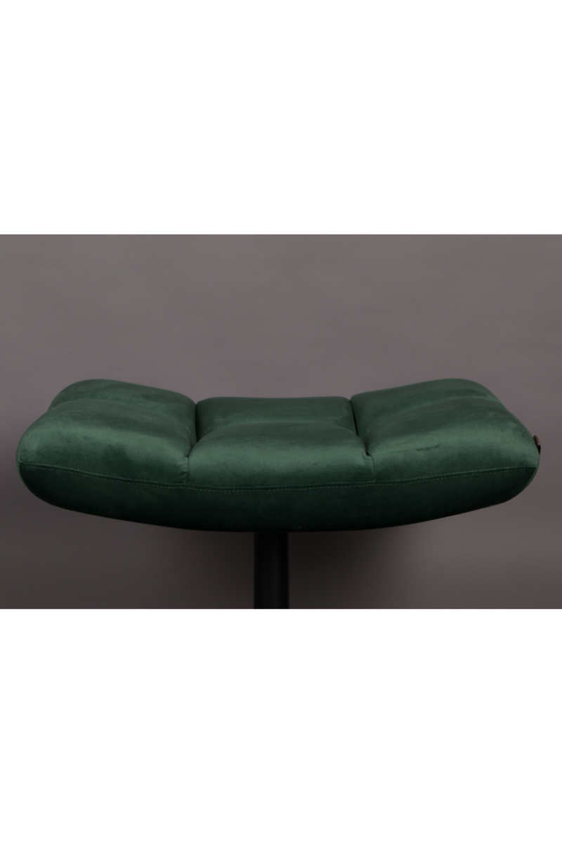 Green Upholstered Ottoman | Dutchbone Bar | Oroatrade.com