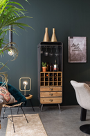 Wooden Wine Cabinet | Dutchbone Vino | Oroatrade.com