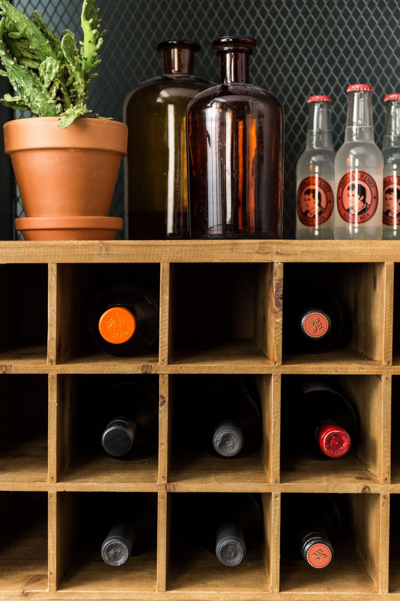 Wooden Wine Cabinet | Dutchbone Vino | Oroatrade.com