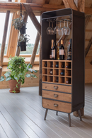 Wooden Wine Cabinet | Dutchbone Vino | Oroatrade.com
