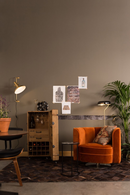 Wheeled Bar Cabinet | Dutchbone Lico | Oroatrade.com