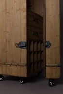 Wheeled Bar Cabinet | Dutchbone Lico | Oroatrade.com