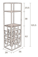 Green Marble Wine Cabinet | Dutchbone Mil | Oroatrade.com