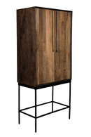 Acacia Wood Accent Cabinet | Dutchbone Nairobi | Oroatrade.com