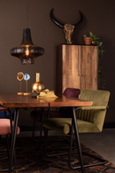 Acacia Wood Accent Cabinet | Dutchbone Nairobi | Oroatrade.com