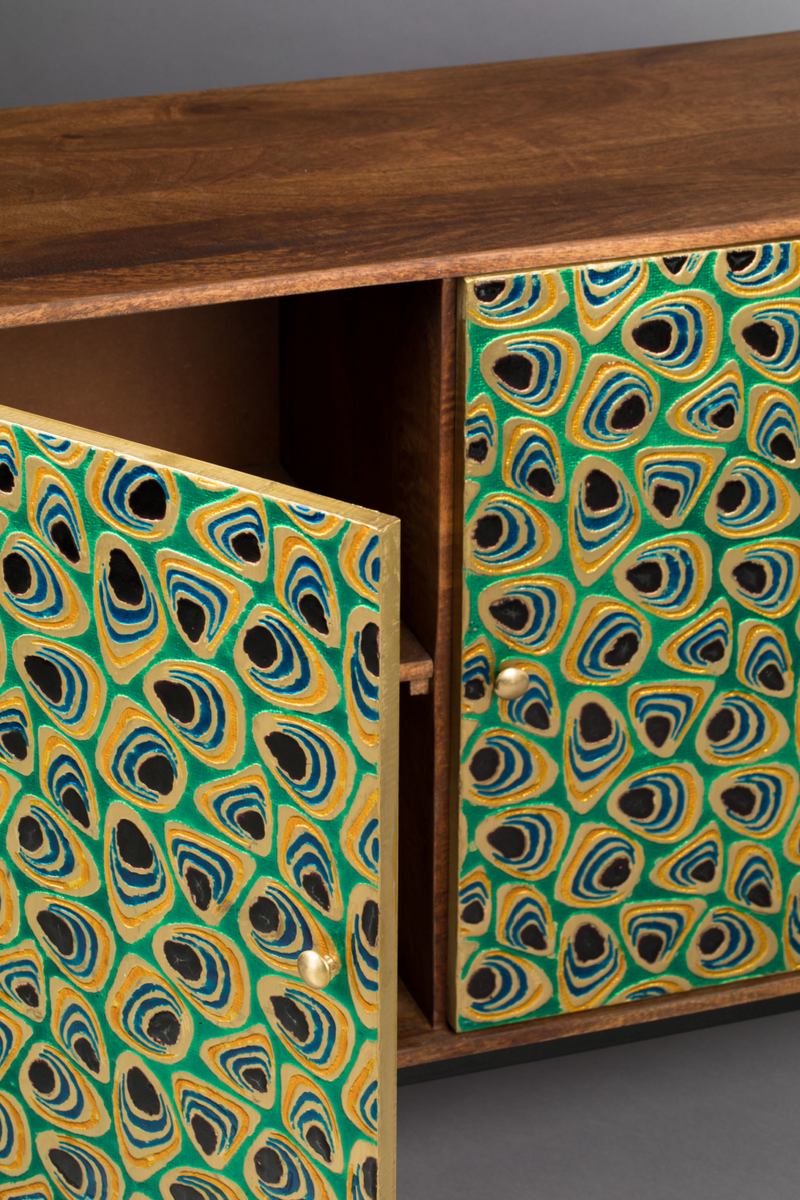 Mango Wood Multi-colored Cabinet | Dutchbone Meena | Oroatrade.com