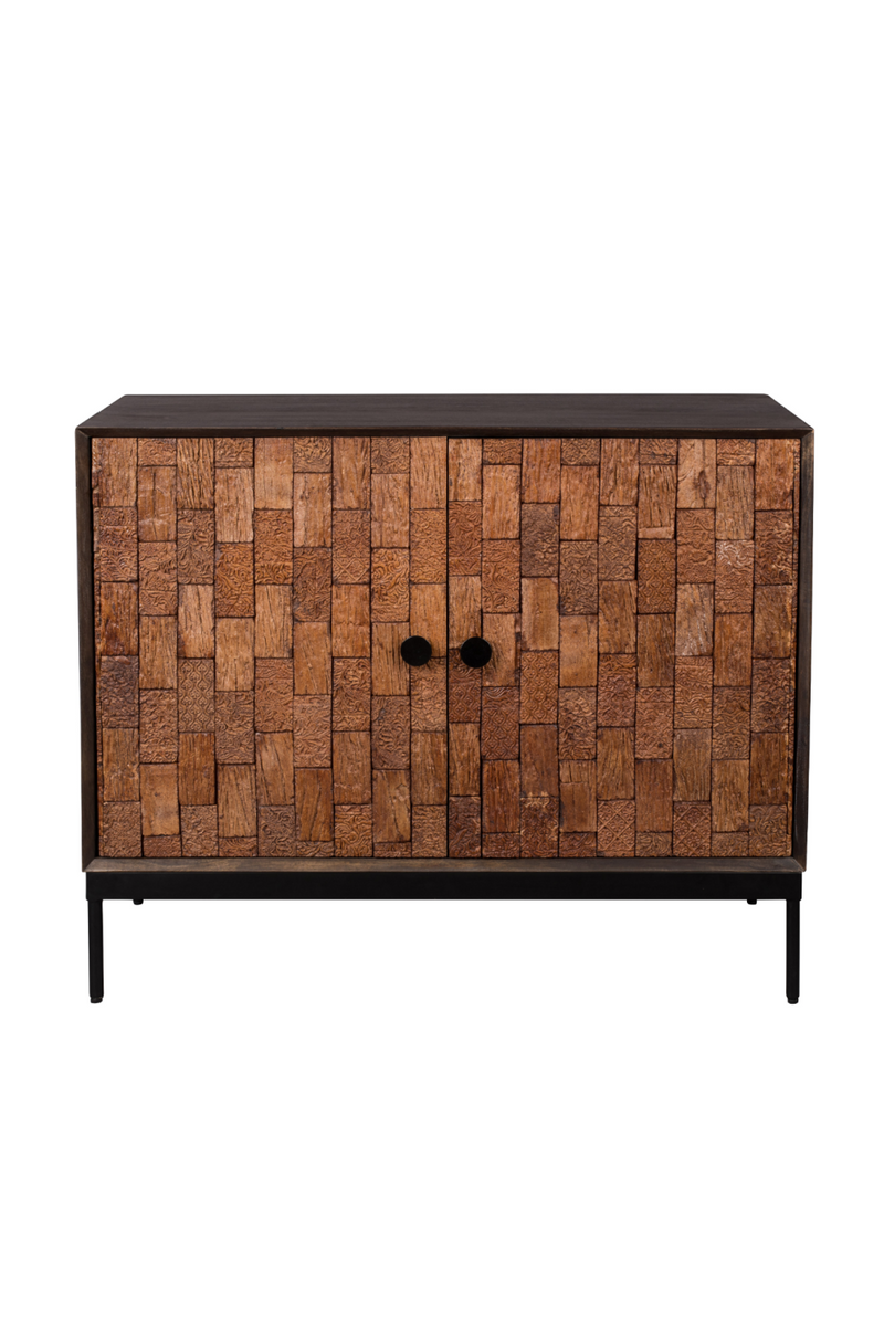 Carved Wood Sideboard | Dutchbone Chisel | Oroatrade.com