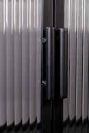 Black Framed Glass Cabinet | Dutchbone Boli | Oroatrade.com