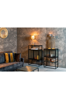 Black Framed Glass Cabinet | Dutchbone Boli | Oroatrade.com