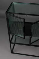Black Framed Glass Cabinet | Dutchbone Boli | Oroatrade.com