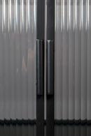 Black Framed Glass Cabinet | Dutchbone Boli | Oroatrade.com