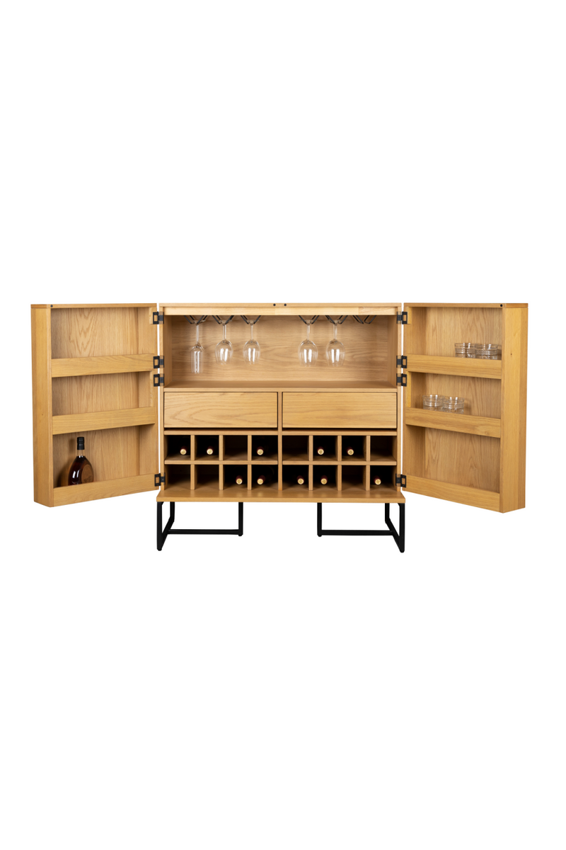 Herringbone Patterned Acacia Cabinet | Dutchbone Class | Oroatrade.com
