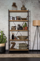 5-Shelf Storage Cabinet | Dutchbone Iron | Oroatrade.com