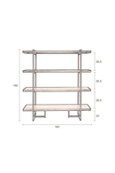 Wooden Herringbone Shelf | Dutchbone Class | Oroatrade.com