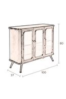 Vintage Metal Sideboard | Dutchbone Denza | Oroatrade.com