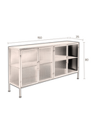 Black Metal Sideboard | Dutchbone Boli | Oroatrade.com