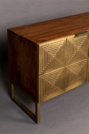 Art Deco Brass Sideboard | Dutchbone Volan | Oroatrade.com
