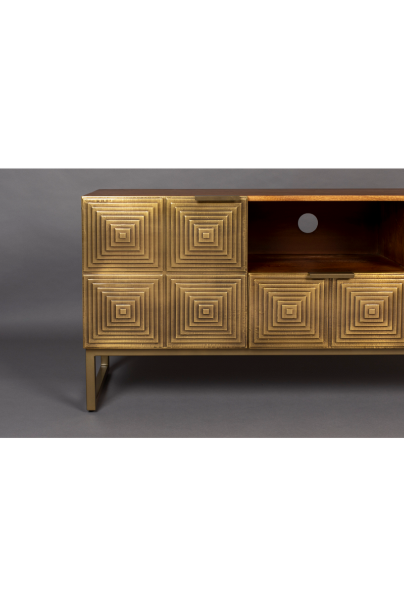 Art Deco Brass Sideboard | Dutchbone Volan | Oroatrade.com