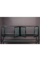 Black Framed Glass Sideboard | Dutchbone Boli | Oroatrade.com