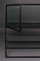 Black Framed Glass Sideboard | Dutchbone Boli | Oroatrade.com