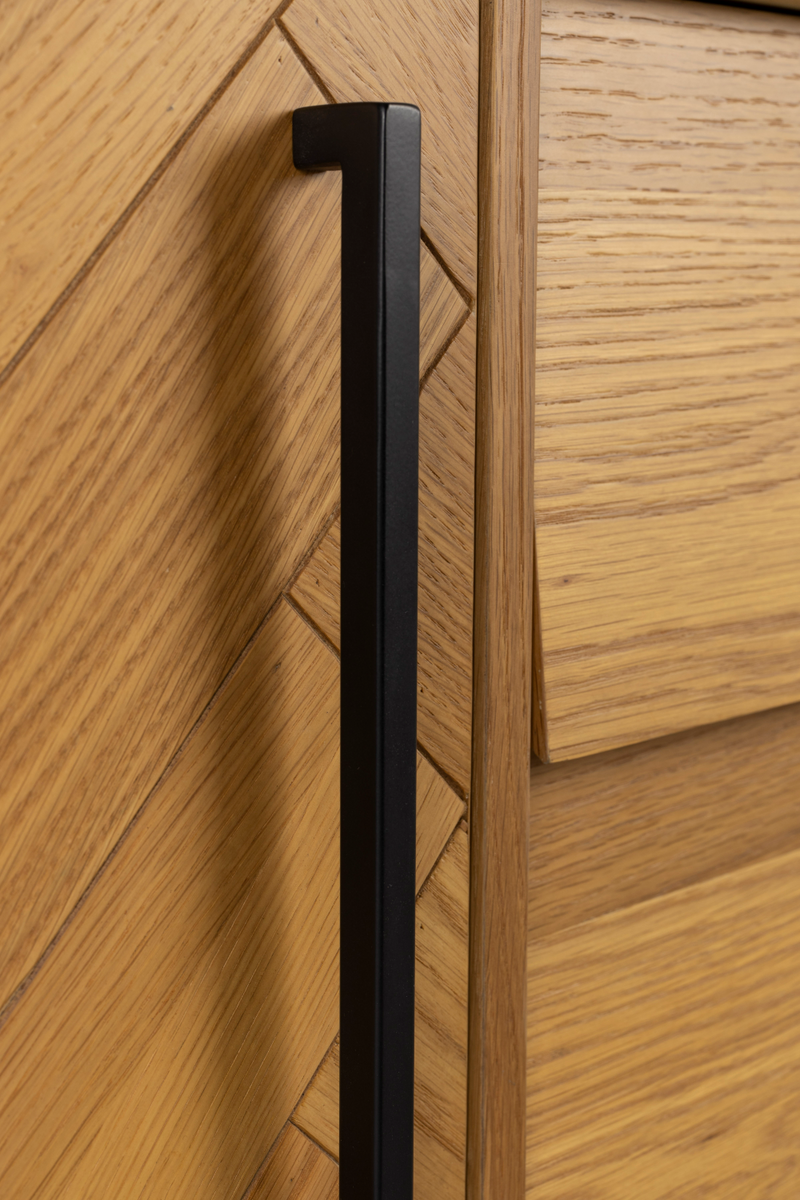 Wooden Herringbone Patterned Sideboard | Dutchbone Class | Oroatrade.com
