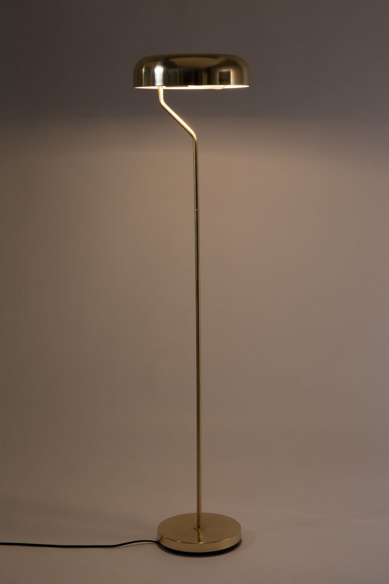 Brass Task Floor Lamp | Dutchbone Eclipse | Oroatrade.com