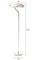 Iron Floor Lamp | Dutchbone Eclipse | Oroatrade.com