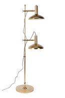 Brass 2-Light Floor Lamp | Dutchbone Karish | Oroatrade.com