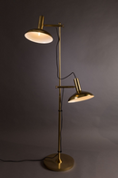 Brass 2-Light Floor Lamp | Dutchbone Karish | Oroatrade.com