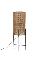 Cylindrical Jute Floor Lamp | Dutchbone Kari | Oroatrade.com