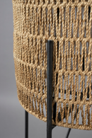 Cylindrical Jute Floor Lamp | Dutchbone Kari | Oroatrade.com