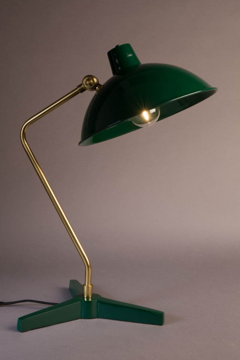 Green Task Desk Lamp | Dutchbone Devi | Oroatrade.com