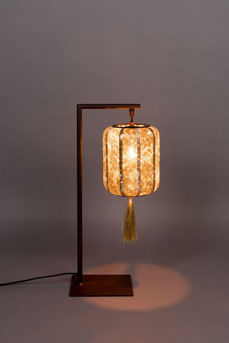 Gold Lantern Table Lamp | Dutchbone Suoni | Oroatrade.com