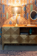 Polished Brass Table Lamp | Dutchbone Barun | Oroatrade.com