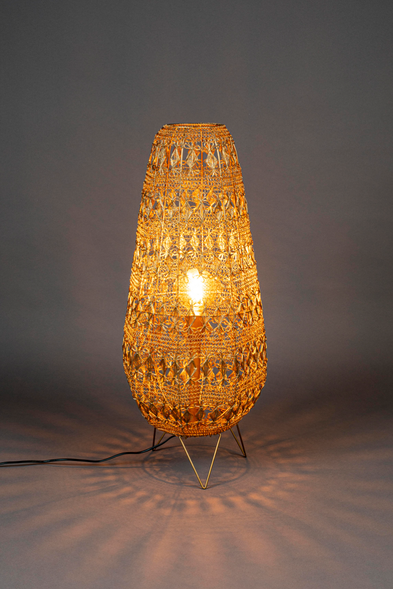 Gold Art Deco Table Lamp | Dutchbone Filo | Oroatrade.com