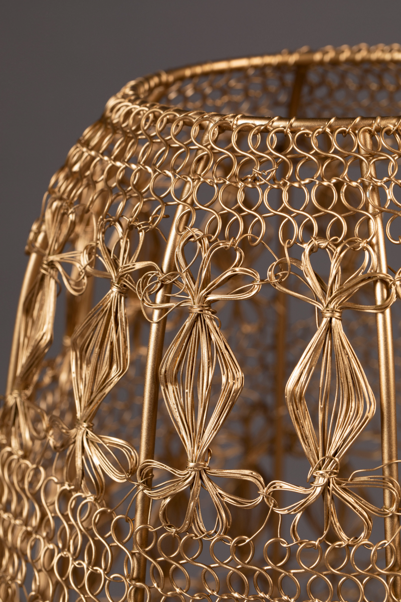 Gold Art Deco Table Lamp | Dutchbone Filo | Oroatrade.com
