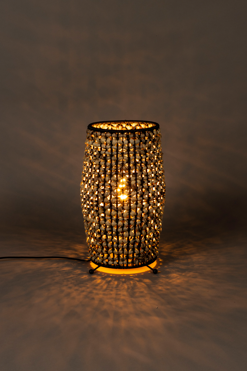 Contemporary Woven Table Lamp | Dutchbone Hyacint | Oroatrade.com