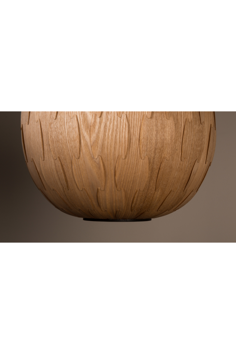 Round Wood Pendant Lamp | Dutchbone Bond | Oroatrade.com